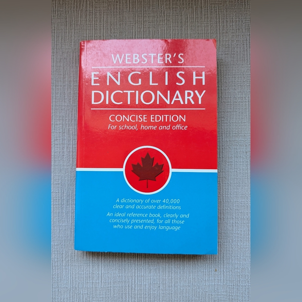 Webster's Concise English Dictionary